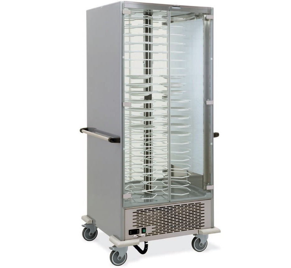 Armário Refrigerado para 64 Pratos com Ø 240 - 310 mm, Temperatura +4º +10º C (transporte incluído) - Refª 101848