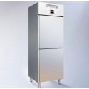 Armário Refrigerado Industrial Ventilado em Inox GN 1/1 de 2 Compartimentos Independentes com 438 lts da linha 600, +3º+6º C/ +3º+6º C (transporte incluído) - Refª 102362
