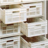 Kit de 12 Caixas de Armazenamento, Cestos em Polietileno com Dimensões Individuais de 500x300x175 mm (LxPxA) (transporte incluído) - Refª 102507